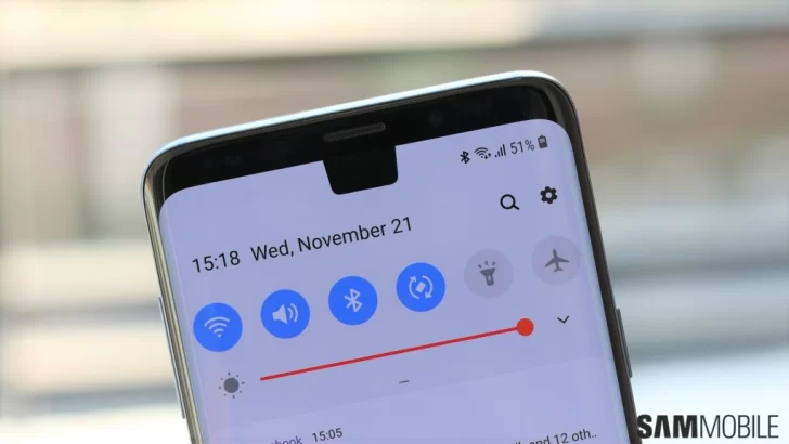 Samsung añade soporte para probar la muesca en la beta de Android Pie del Galaxy S9