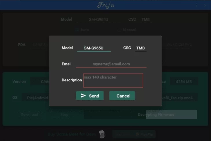 Frija: descargar y comprobar el firmware de tu Samsung