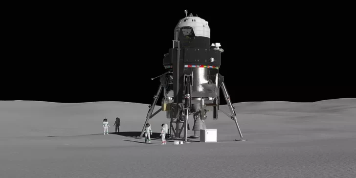 El módulo lunar que podría llevar a humanos a la Luna