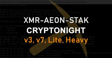 XMR-AEON-STAK 2.4.6 con soporte CryptoNight para CPU, AMD y Nvidia