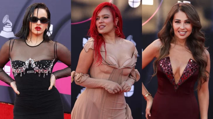 Karol G, Rosalía, Anitta y otras celebridades en la alfombra roja de los Latin Grammys 2022