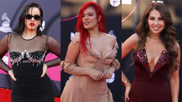 Karol G, Rosalía, Anitta y otras celebridades en la alfombra roja de los Latin Grammys 2022