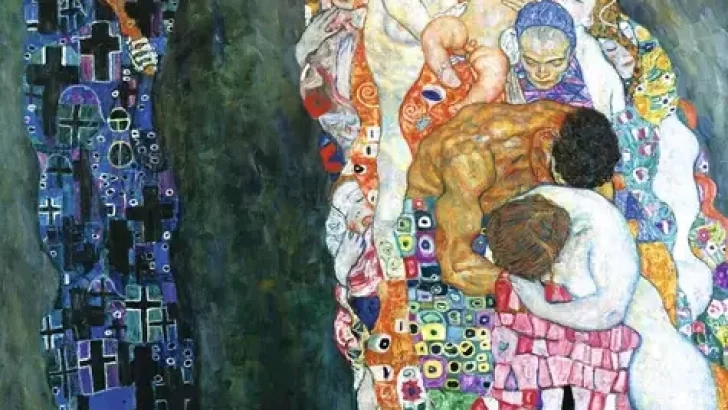 “Muerte y vida” de Gustav Klimt, vuelve a ser noticia en Viena