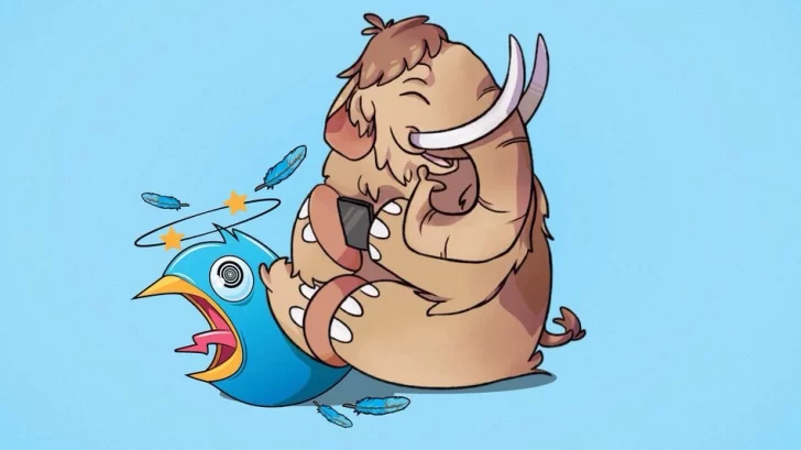 Un mastodonte desea aplastar un pajarito: Mastadon la red que aprovecha la incertidumbre con Twitter