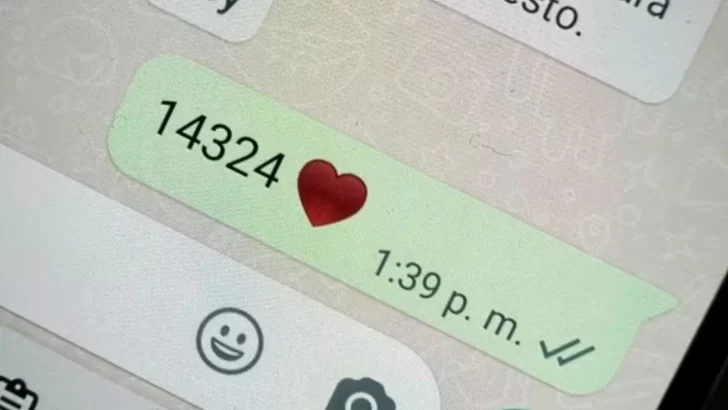 Qué significa el número 14324 y por qué lo usan los jóvenes en WhatsApp
