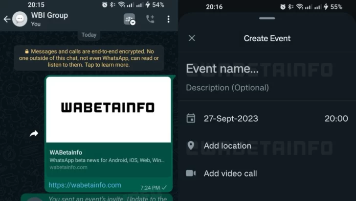 WhatsApp cambia las formas de organizar eventos en chats grupales