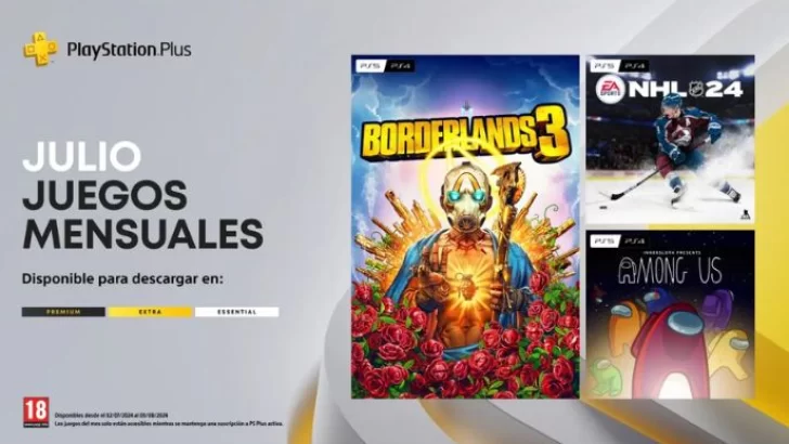 Ya están disponibles los juegos gratis de PS Plus de julio