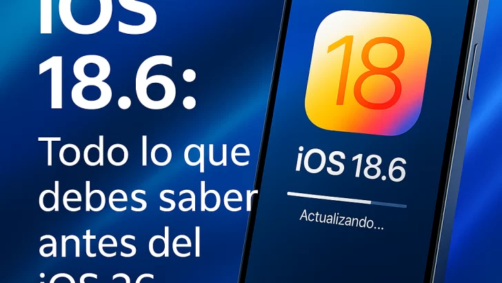  ¡iOS 18.6 ya llegó! ¿Vale la pena actualizar tu iPhone? 