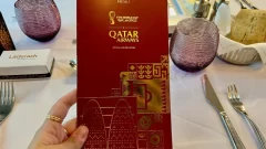 Qatar Airways y su especial menú de comida gourmet a bordo para la Copa Mundial de la FIFA 2022