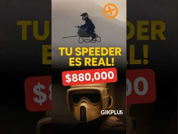 ¡La moto voladora de Star Wars ya existe en 2025!