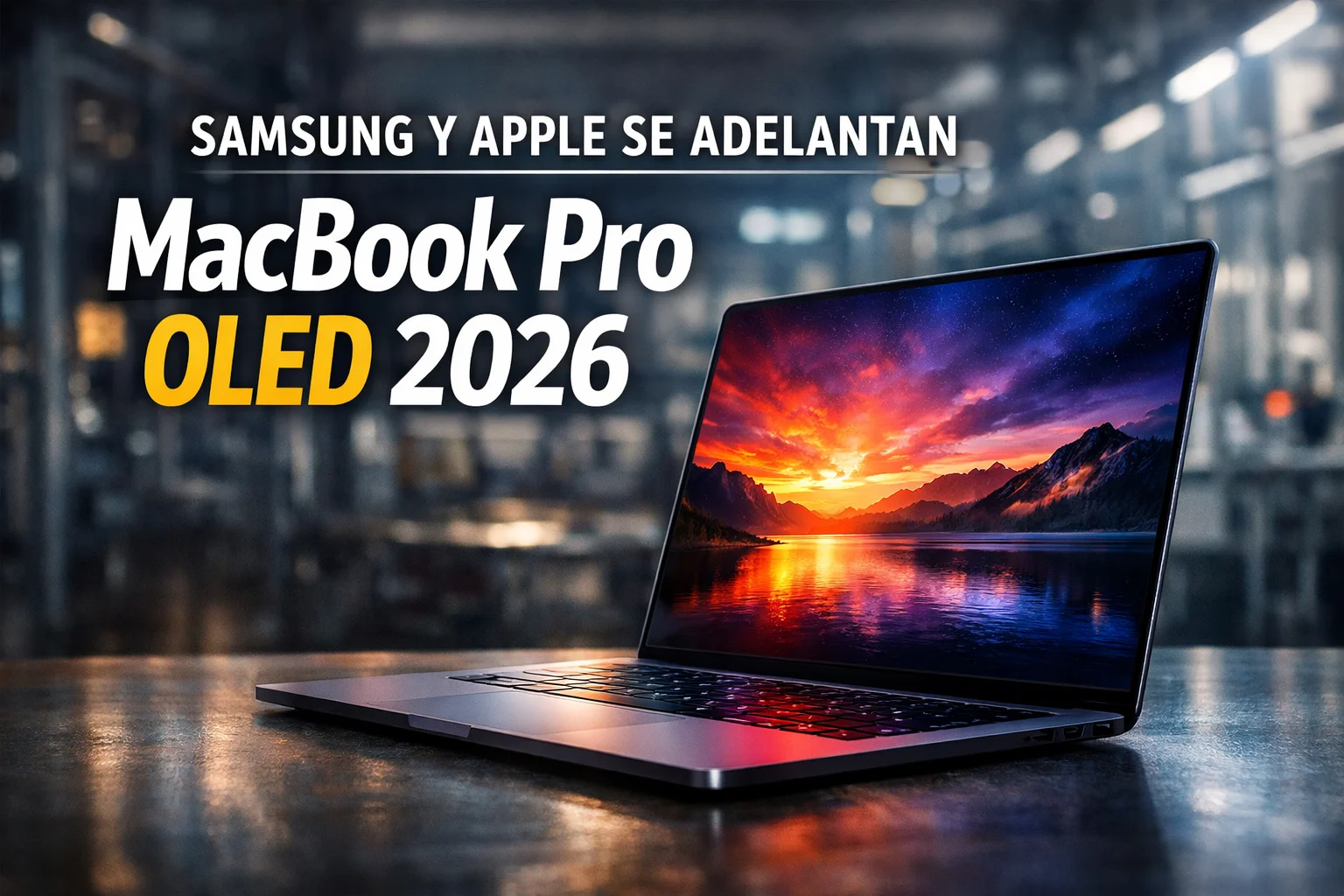 Samsung y Apple se adelantan: así será el MacBook Pro OLED de 2026