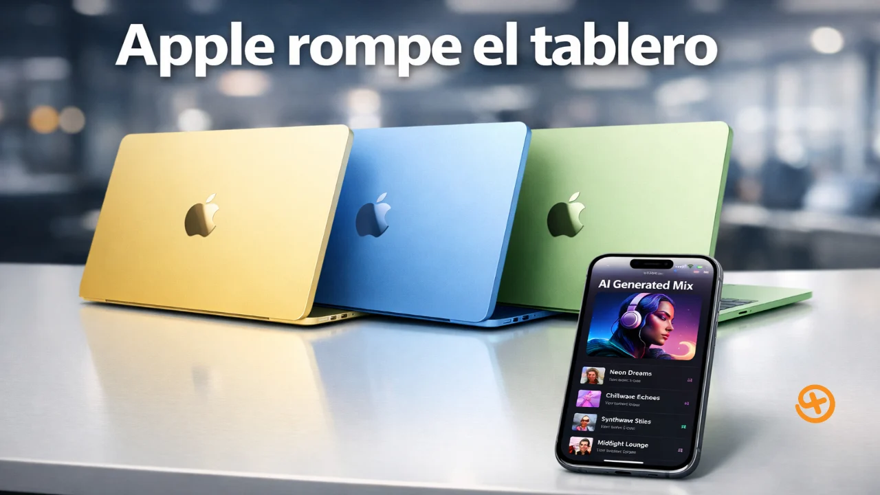 Apple rompe el tablero: MacBook barato y evento global en marzo