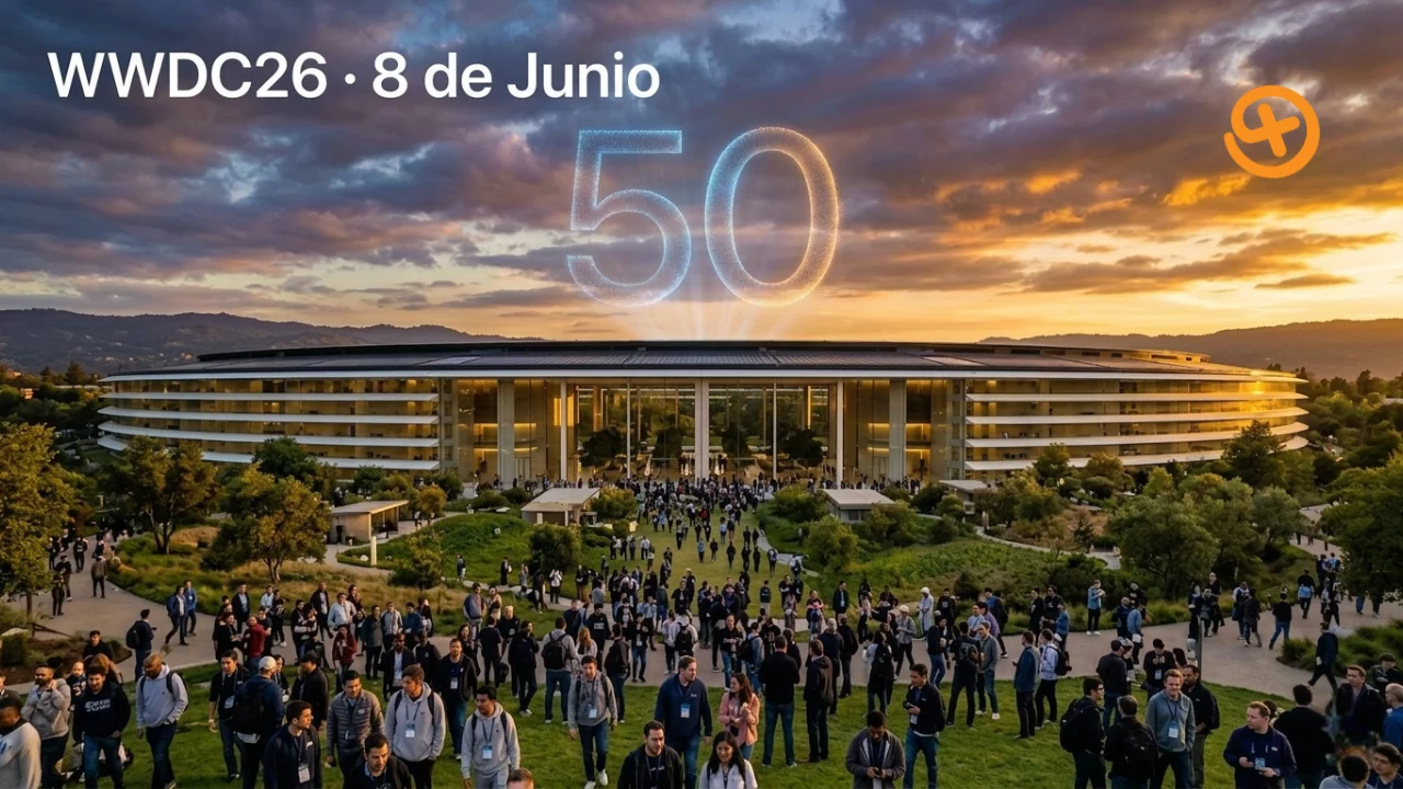 Apple a los 50: WWDC26, $900M en IA y el mayor relanzamiento de su historia