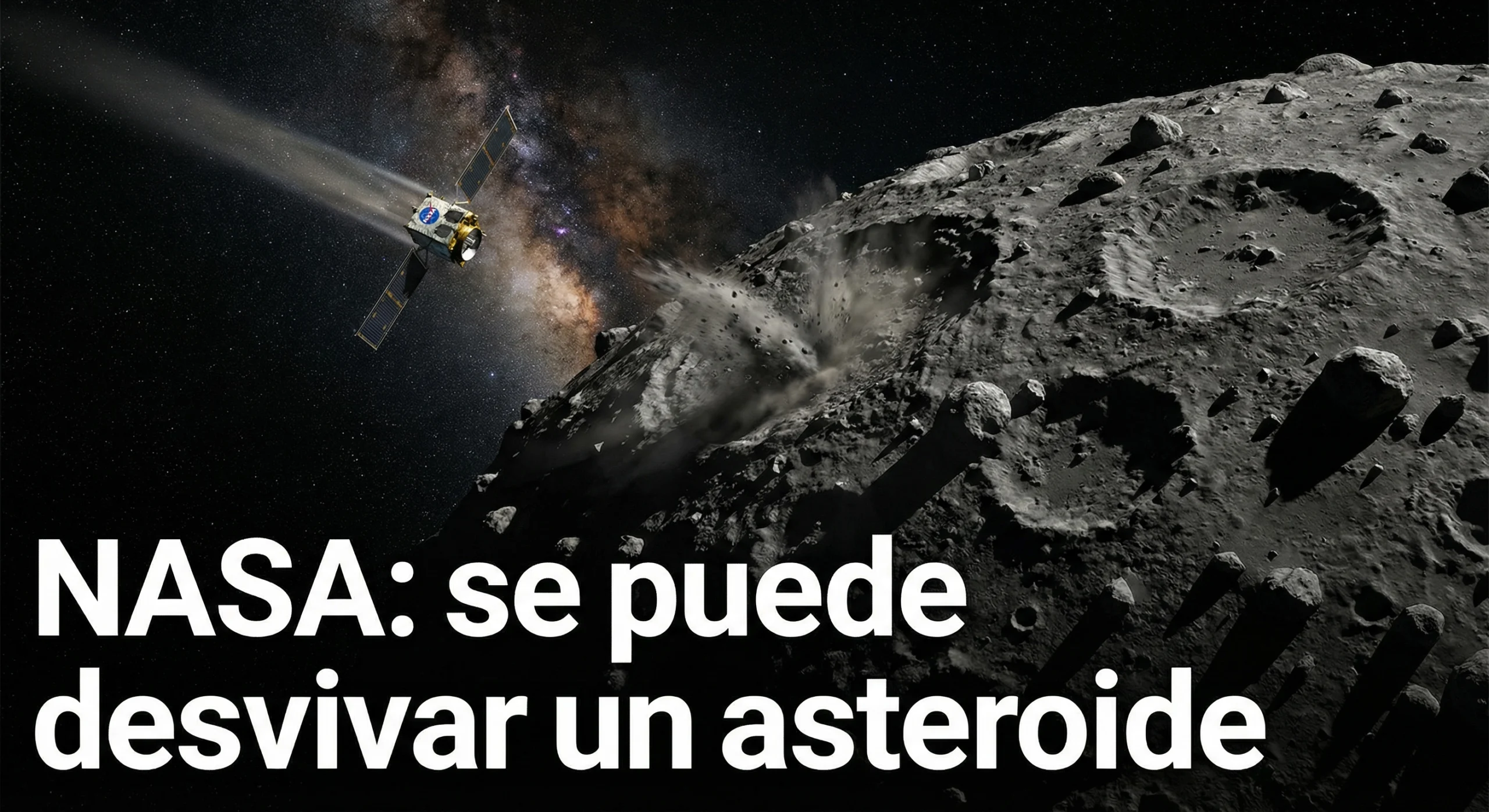 La NASA confirmó: Desviar un asteroide es posible