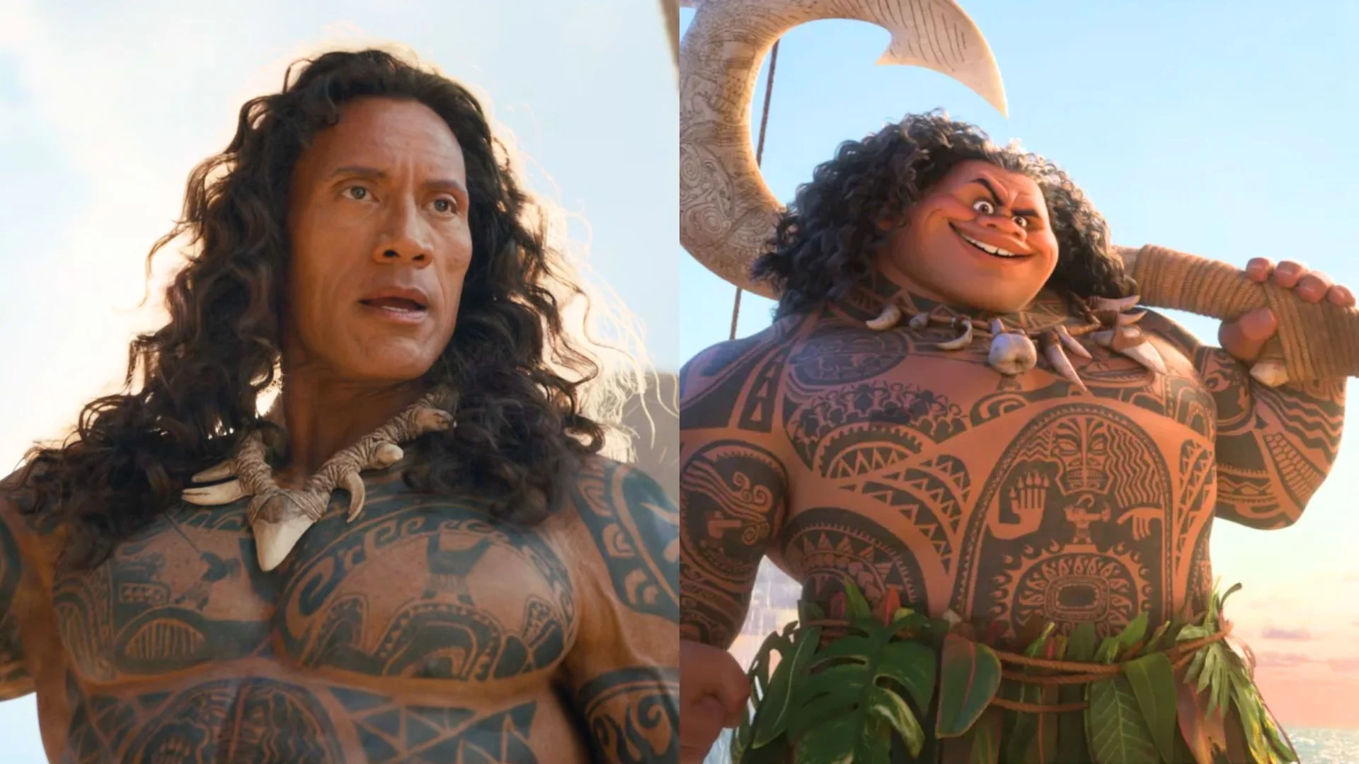 Así luce ‘La Roca’ en nuevo tráiler del live-action de Moana