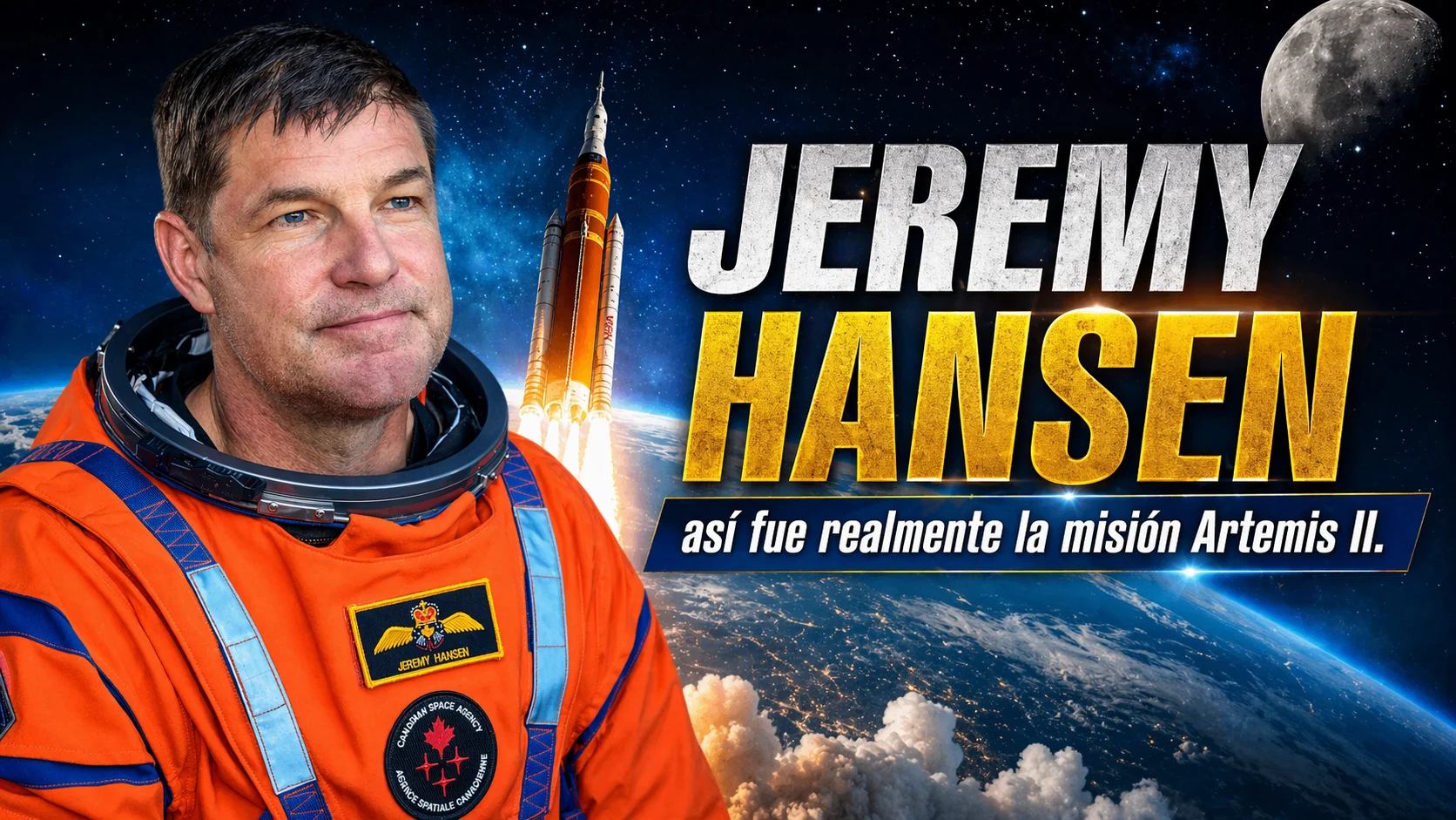 Jeremy Hansen: así fue realmente la misión Artemis II #espacio #nasa