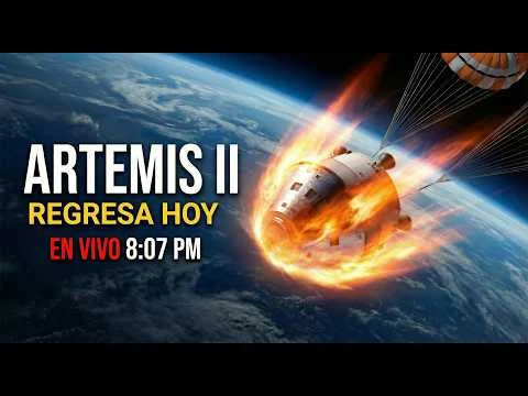 EN VIVO: Artemis II regresa a la Tierra hoy (8:07 PM)