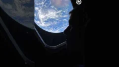 Los astronautas descubren algo increíble mirando por la ventana #espacio #ISS