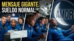 Artemis II: cuatro astronautas, un sueldo normal y un mensaje gigante