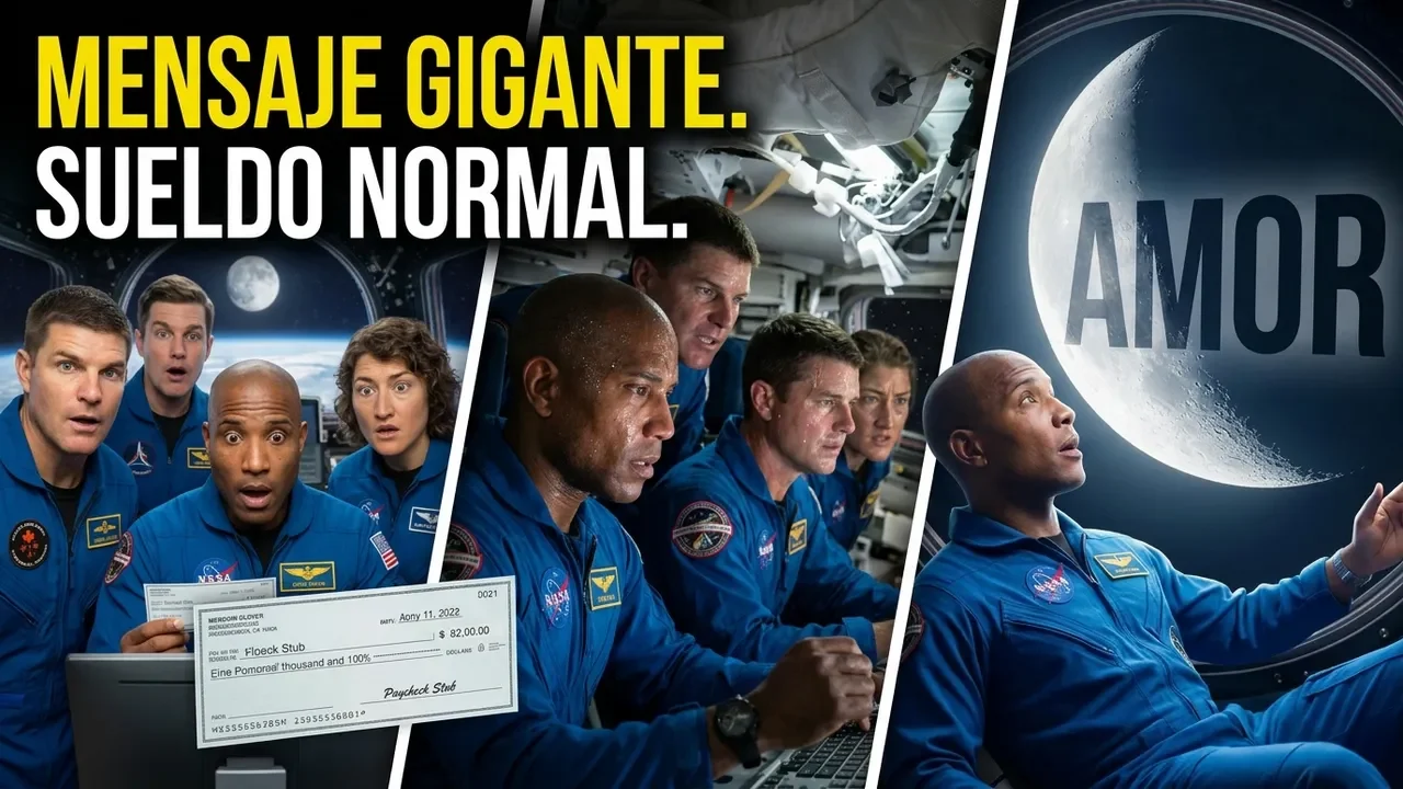 Artemis II: cuatro astronautas, un sueldo normal y un mensaje gigante Artemis II: cuatro astronautas, un sueldo normal y un mensaje gigante