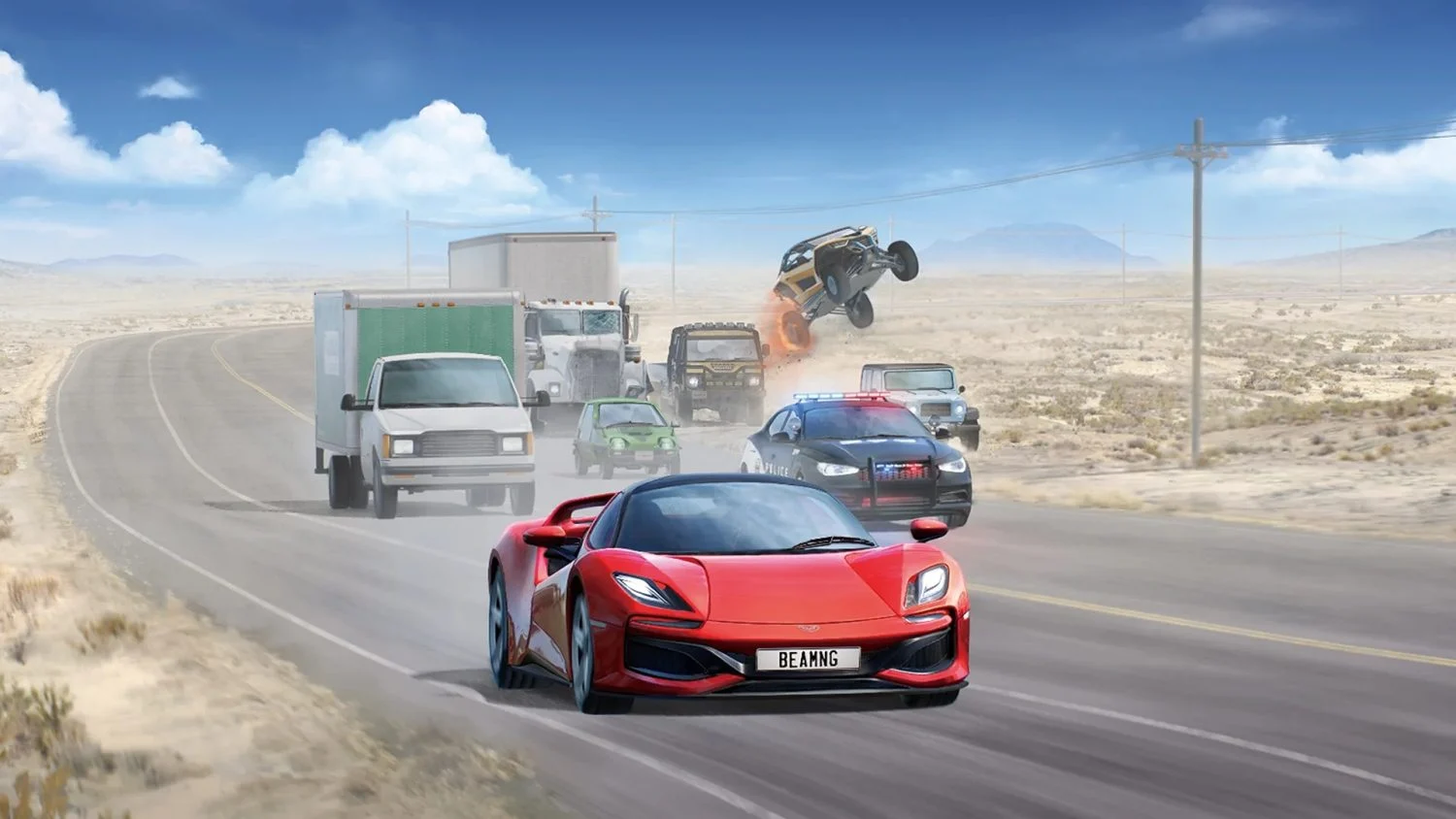 Beamng.drive aterriza en ps5: el simulador de físicas llega a consola