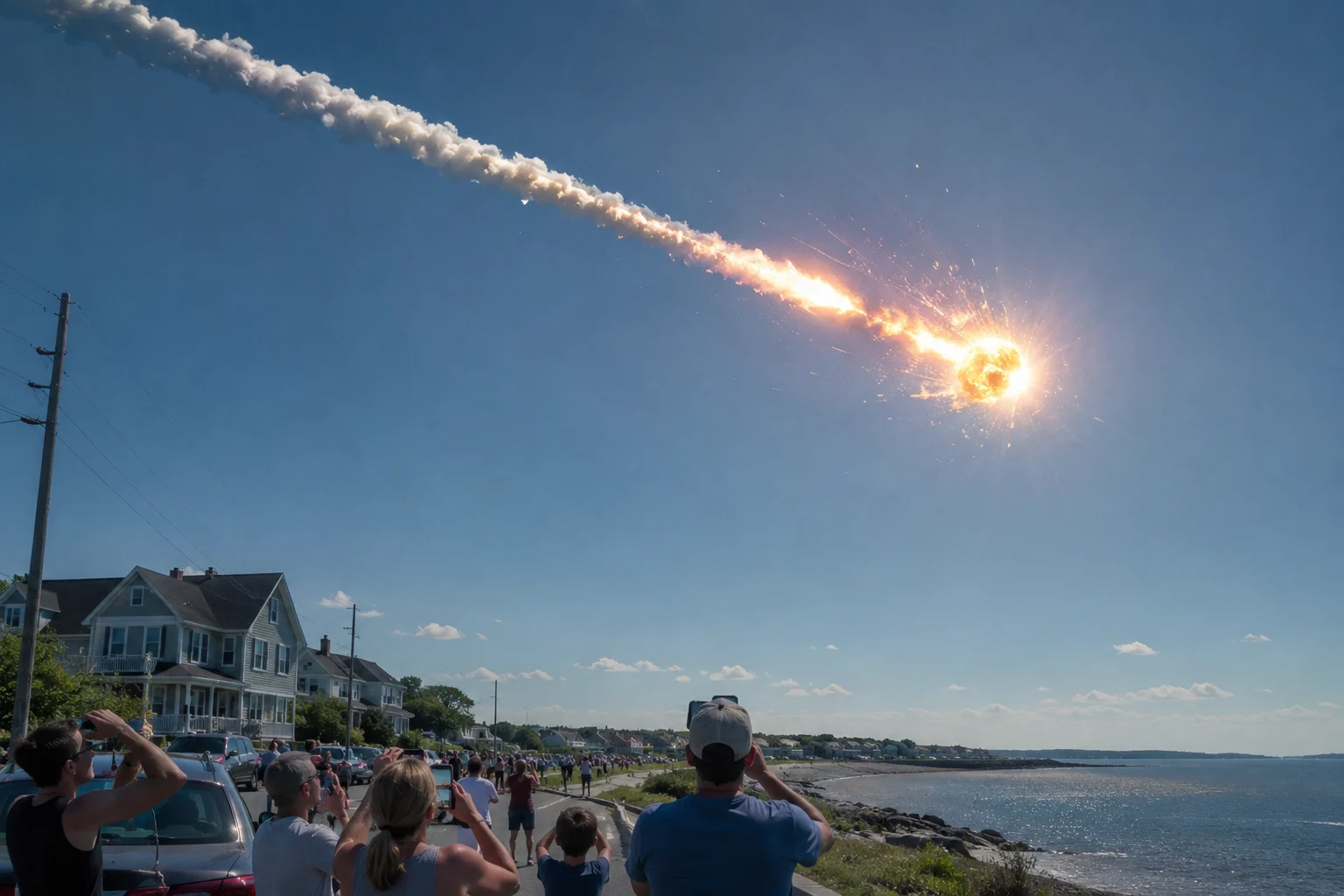 Meteoro sobre EE. UU. explotó con fuerza de 300 t de TNT