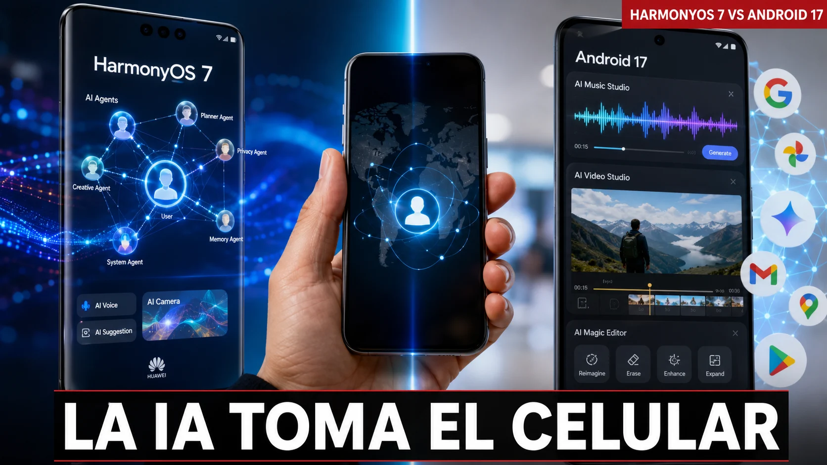 HarmonyOS 7 contra Android 17: el futuro ya empezó