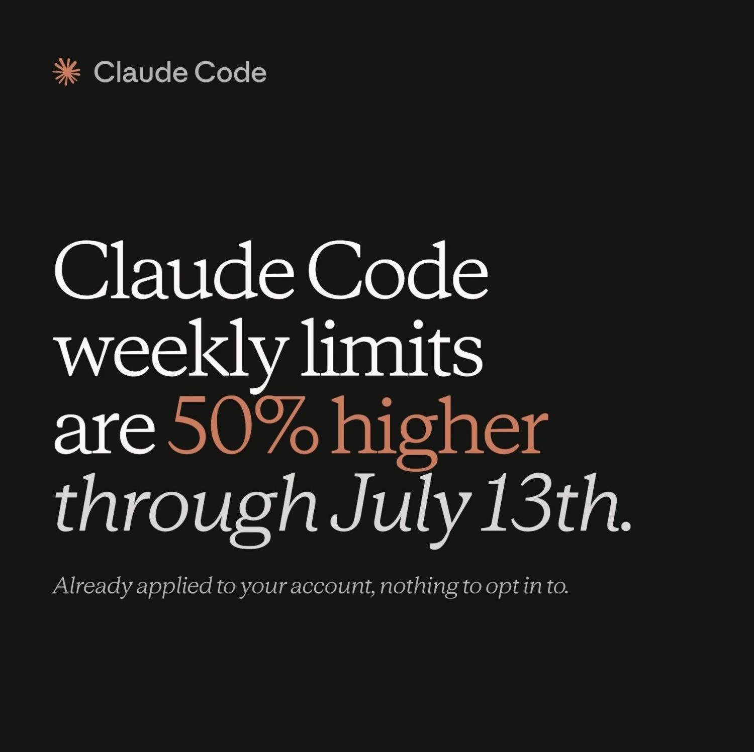 Anthropic impulsa claude code con límites de uso ampliados