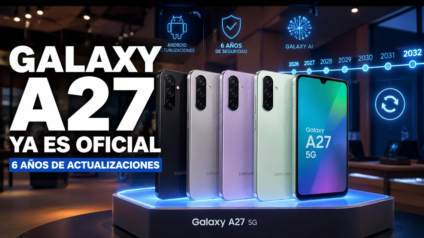 El nuevo Samsung Galaxy A27 promete ser el rey de la gama media