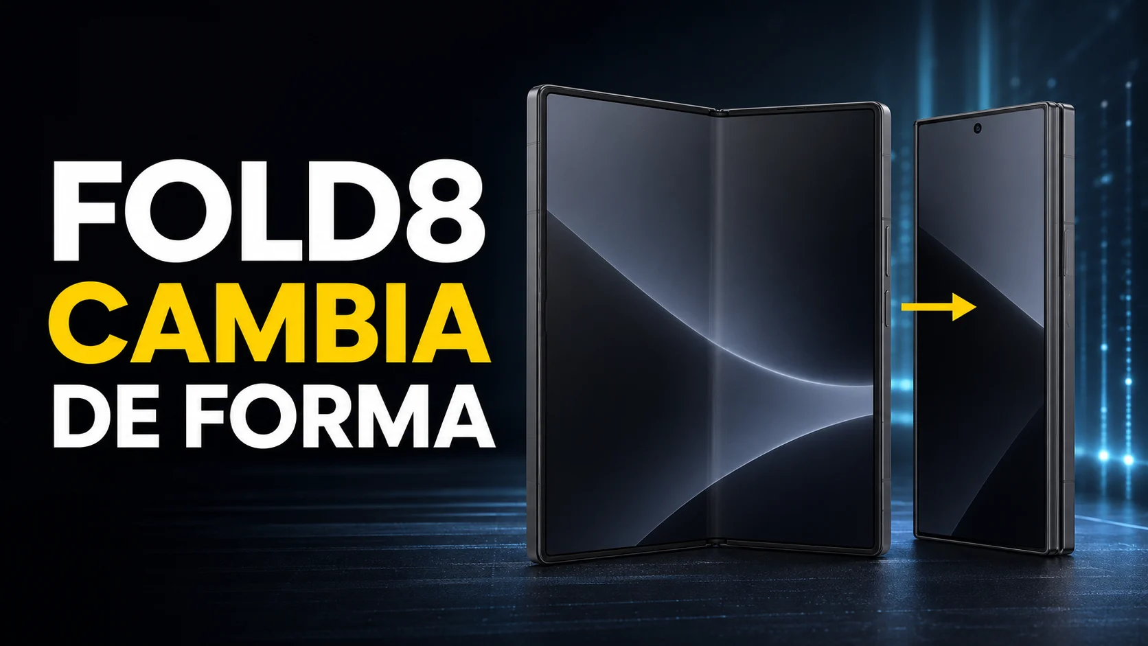 Samsung Galaxy Z Fold8: nuevo diseño, menos pliegue y más IA