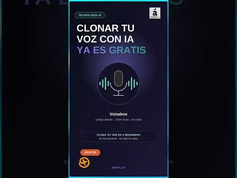 Crea clones de voz ilimitados totalmente gratis #Voicebox #Tecnología #IA