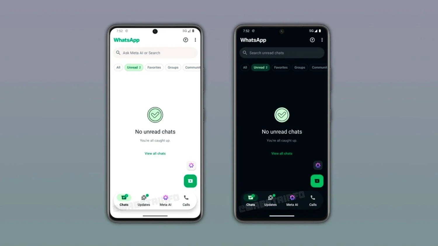 Whatsapp unifica su diseño en android con influencias de ios